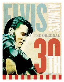 Elvis Presley With Guitar Tin Sign #1391