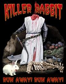 Monty Python Killer Rabbit Tin Sign #1209