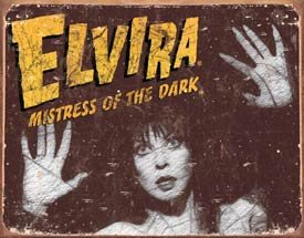 Elvira Spider Webs Tin Sign #1460