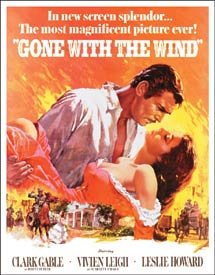 Gone With The Wind Movie Tin Sign #1336