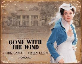 Gone With The Wind Scarlett Tin Sign #1410