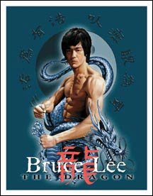 Bruce Lee Movie The Dragon Tin Sign #1344