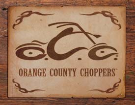 OCC Orange County Choppers Logo Motorcycle Tin Sign #1454