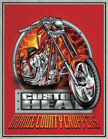 OCC Orange County Choppers Motorcycle Tin Sign #1474