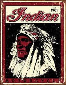 Indian Motorcycle Tin Sign #1270