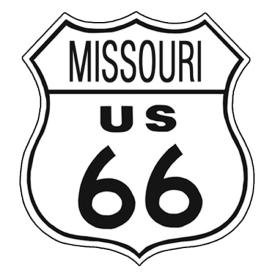 Route 66 Missouri Tin Sign #172