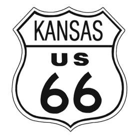Route 66 Kansas Tin Sign #282