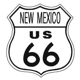 Route 66 New Mexico Tin Sign #283