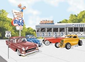 Route 66 Diner Tin Sign #789