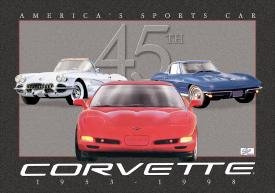 45th Tribute Chevy Corvette Tin Sign #783