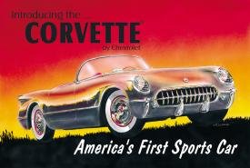 1953 Chevy Corvette Tin Sign #719