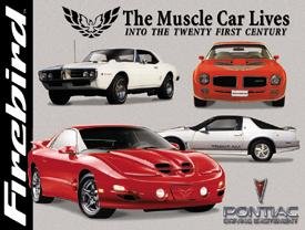 General Motors Pontiac Firebird Car Tin Sign #890