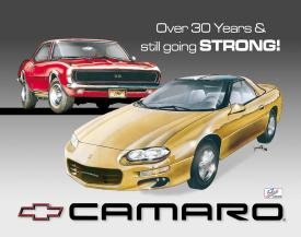 General Motors Chevy Camaro Car Tin Sign #807