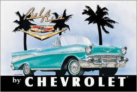General Motors Chevy Bel Air Car Tin Sign #700