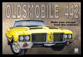 General Motors Oldsmobile Car Tin Sign #869