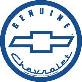 General Motors Genuine Chevrolet Round Tin Sign #798
