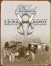 Ford Deuce Car Tin Sign #1436