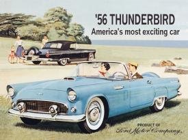 Ford Thunderbird Car Tin Sign #581