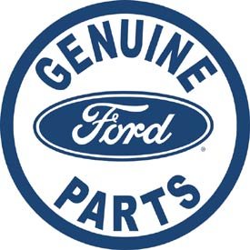 Ford Car Parts Round Tin Sign #791