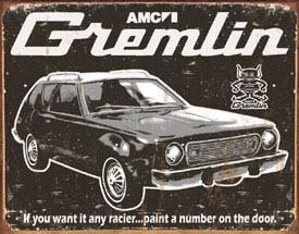 AMC Gremlin Car Tin Sign #1414