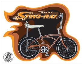 Schwinn Bicycle Sting Ray Bike Tin Sign #1380