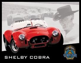 Shelby Cobra Car Tin Sign #1016