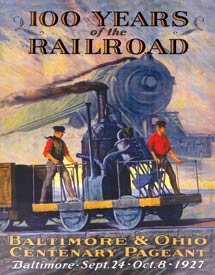 Baltimore And Ohio Train Tin Sign #1446