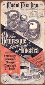 Baltimore And Ohio Train Tin Sign #1448