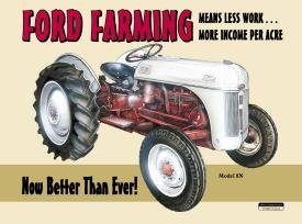 Ford Farming Tractor Tin Sign #758