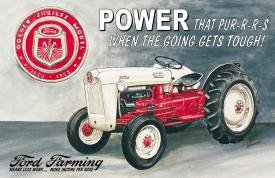 Ford Golden Jubilee Tractor Tin Sign #699