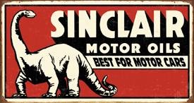 Sinclair Dino Motor Oil Tin Sign #1269