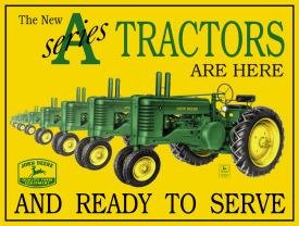 John Deere Tractor Tin Sign #667