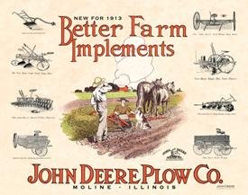 John Deere Tractor Tin Sign #1156
