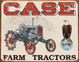 Case Tractor Tin Sign #1230