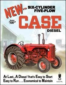 Case Tractor Tin Sign #1169