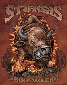 Sturgis Bike Rally Motorcycle Tin Sign #1508