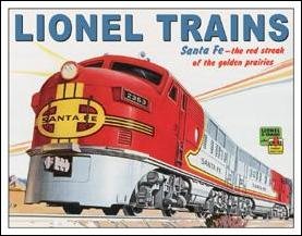 Lionel Train Tin Sign #1126