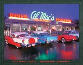 Al Macs Hot Rod Diner Tin Sign #1129