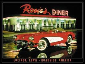 Rosies Hot Rod Diner Tin Sign #897