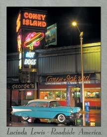Coney Island Hot Rod Diner Tin Sign #956