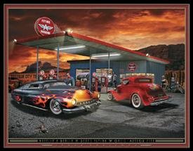Hot Rod Oasis Tin Sign #1275