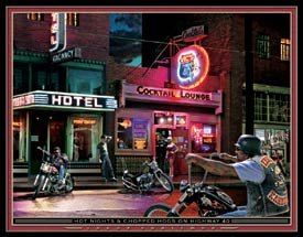 Motorcycle Biker Bar Tin Sign #1326