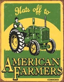 American Farmers Tin Sign #1173