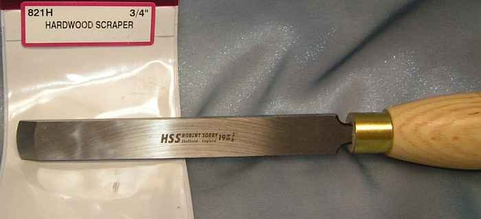 Sorby Hardwood Scraper 3.4" Woodturning HSS 821H