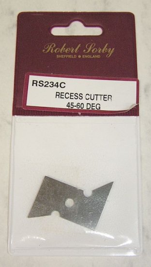 SORBY NEW Recess Cutters Wood Turning RS234C