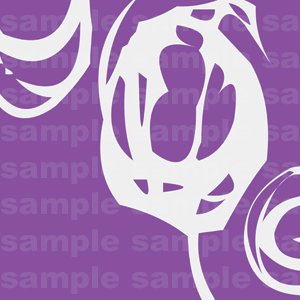 Simple Scribble - 12x12 - Purple