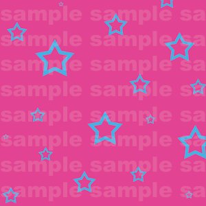 Miffle Stars - 12x12 - Pink Background