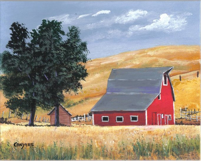 Kansas Barn Landscape