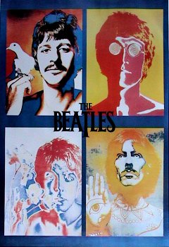 THE BEATLES POSTER Pop Art Collage RARE NEW HOT 24x36