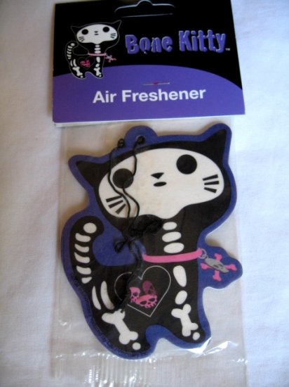 Kitty Bones Air Freshener Pink Black Punk Emo Goth Design